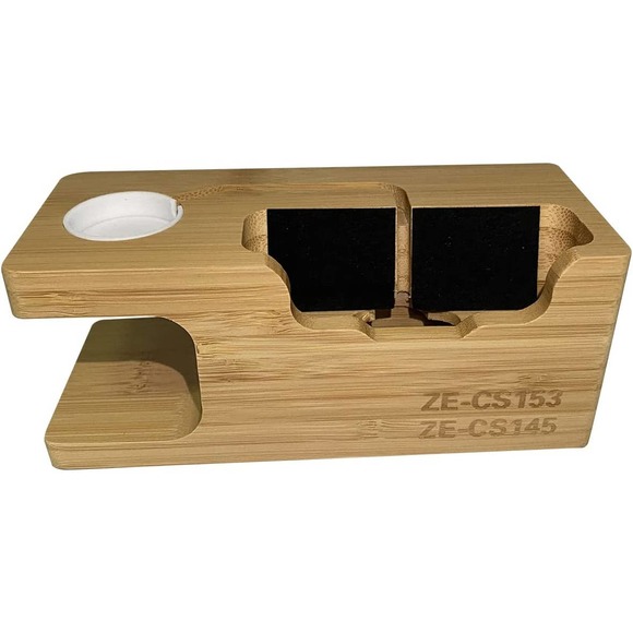 AICase Bamboo Wood USB Charging Station, Desk Stand Charger, 3 USB Ports 3.0 Hub - Picture 8 of 12